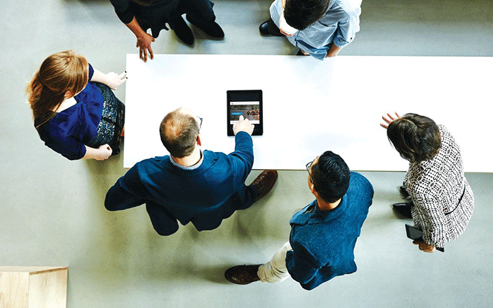 prepare and plan for disasters around desk